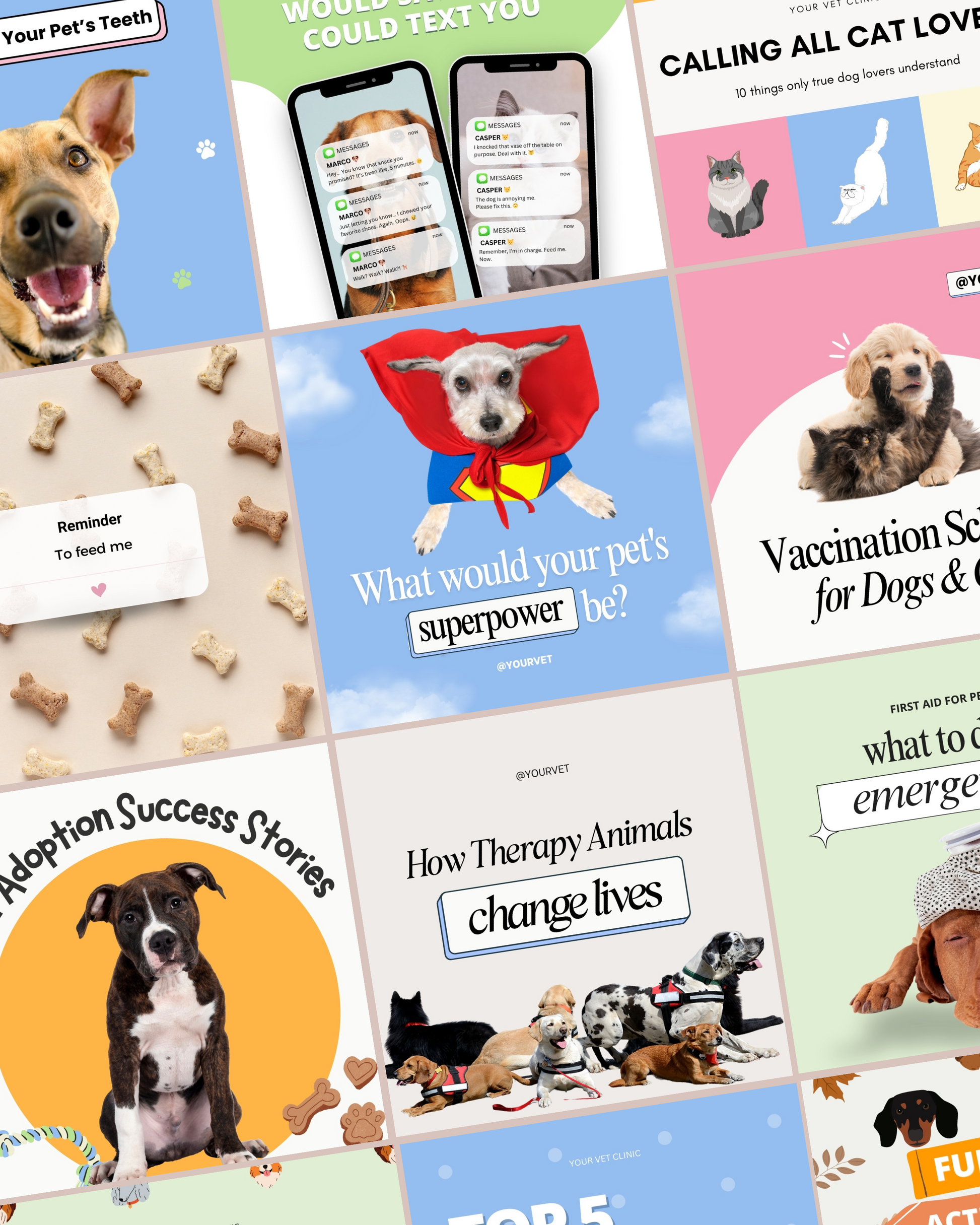 Comprehensive Social Media Kit for Veterinarians and Animal Clinics