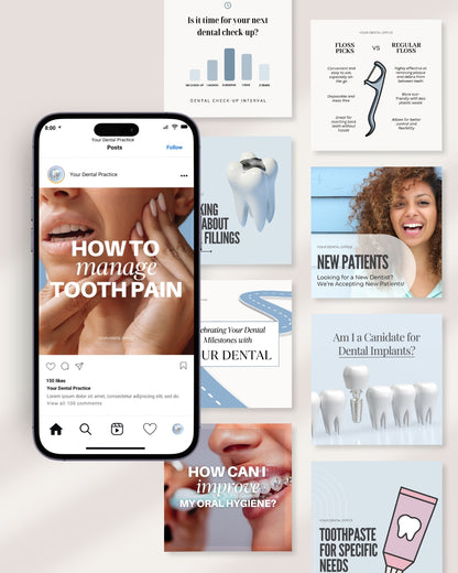 Customizable Oral Health Templates for Dentists and Dental Pracices