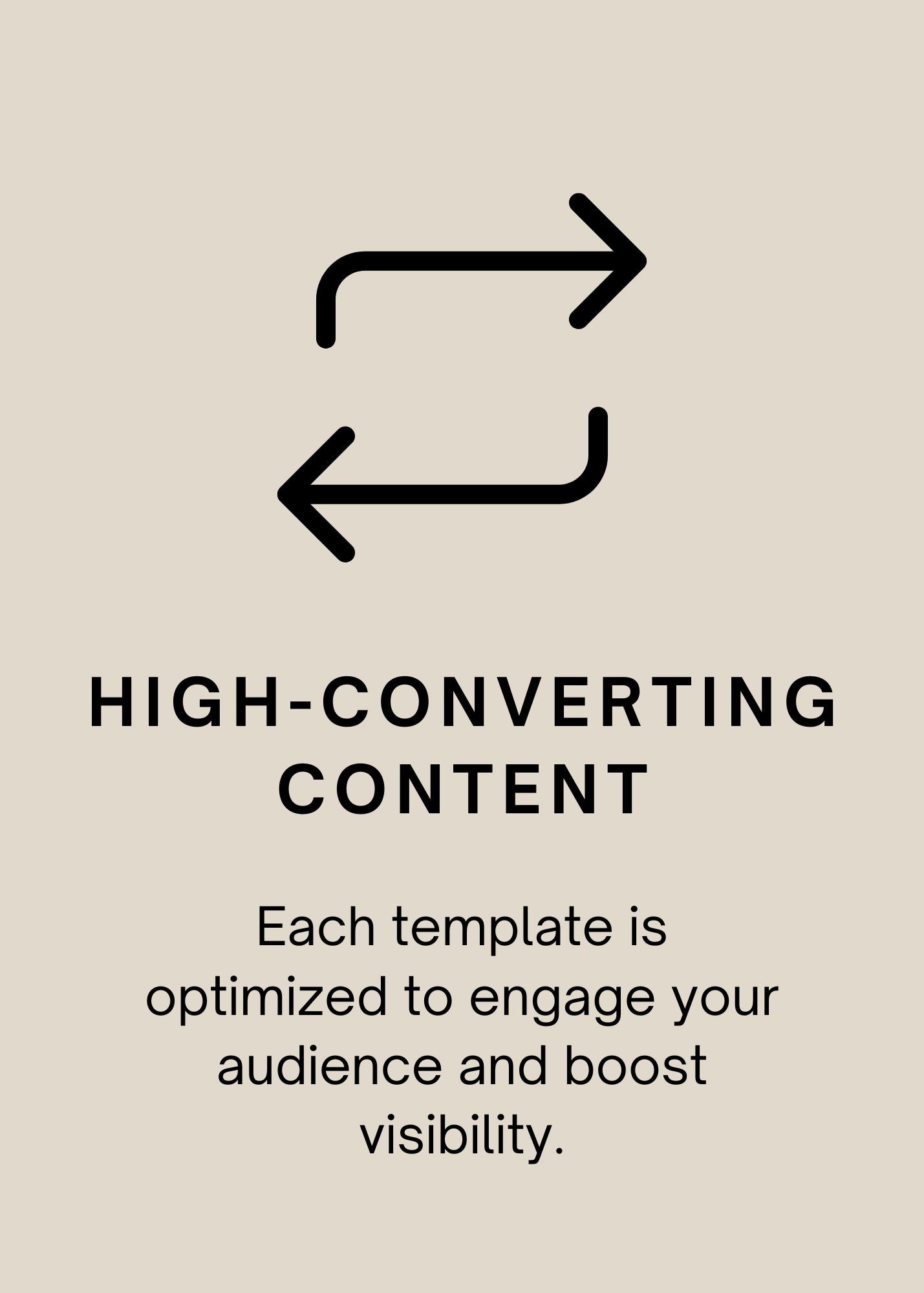 High-converting social media templates