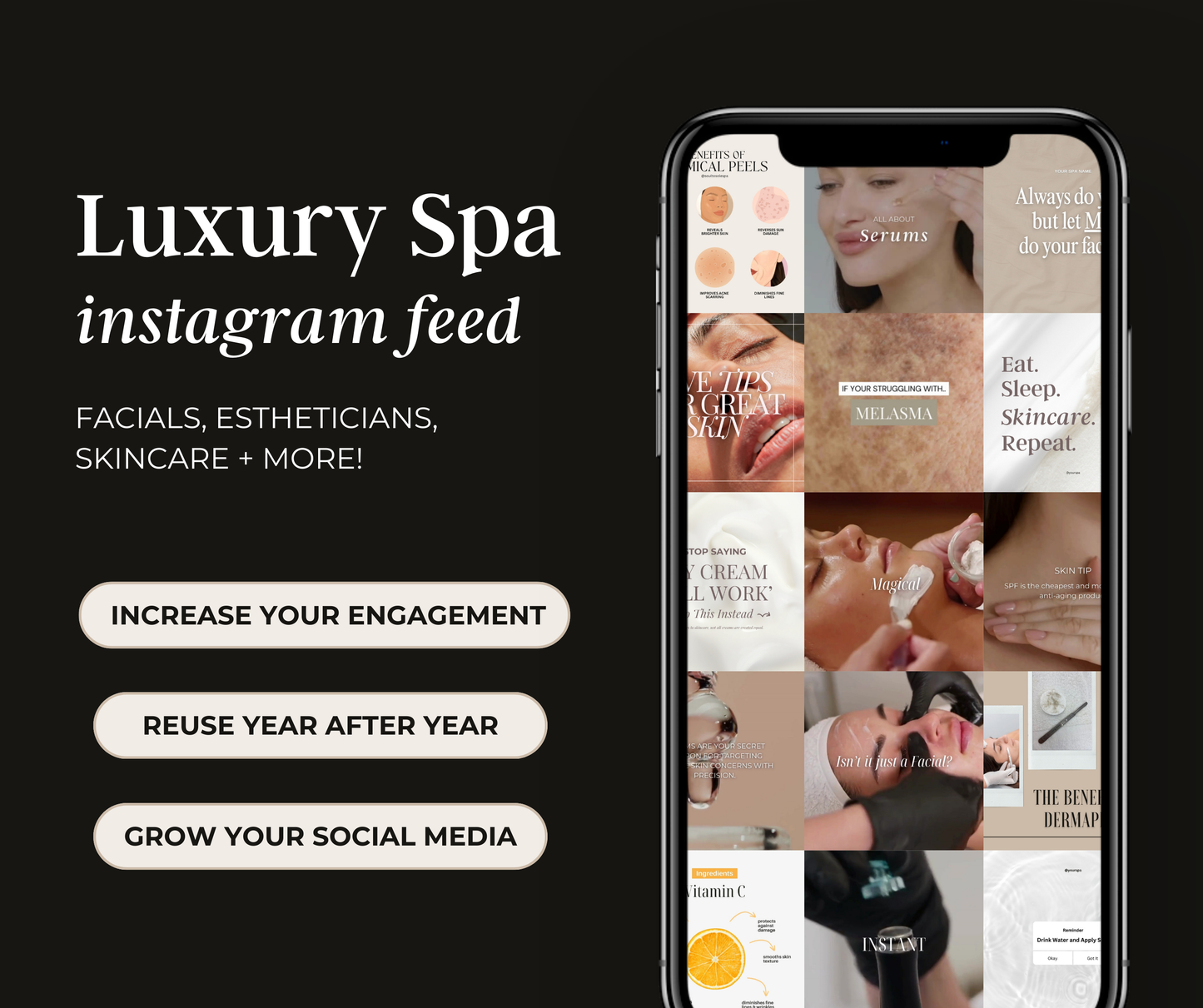 Essential Spa Canva Templates