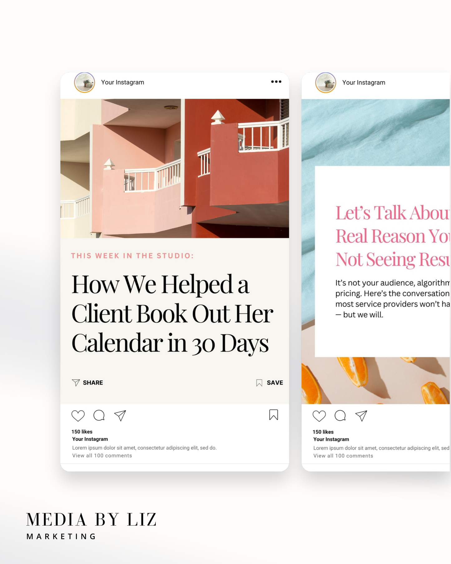 Scroll-stopping Canva social media templates in vertical 4:5 format, designed for creative entrepreneurs, coaches, and small business owners looking to market with ease.