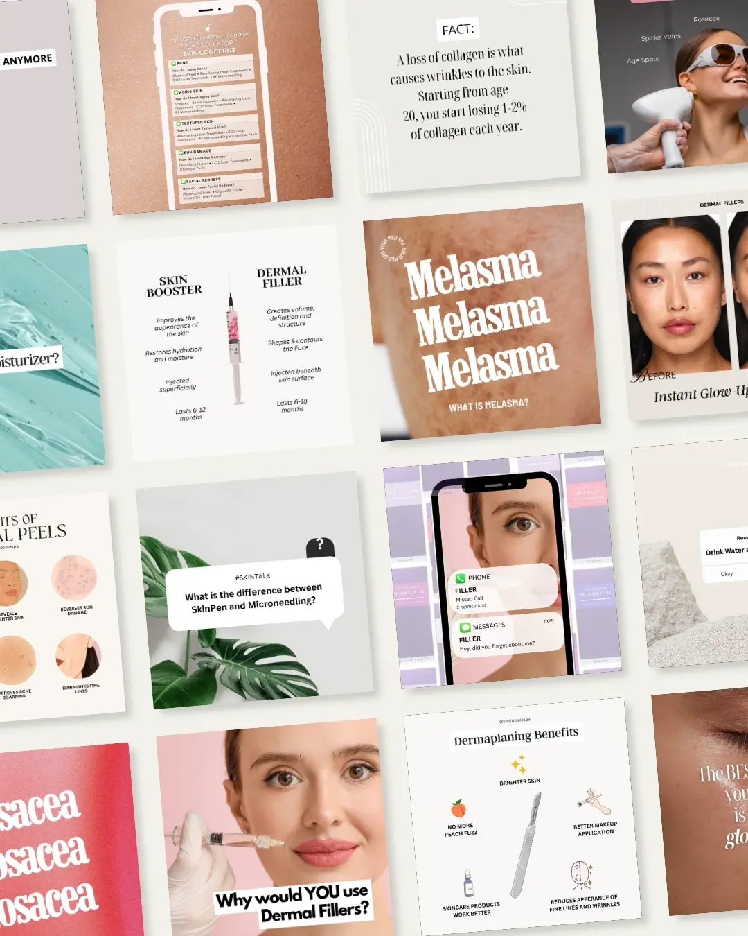 med spa edit instagram bundle