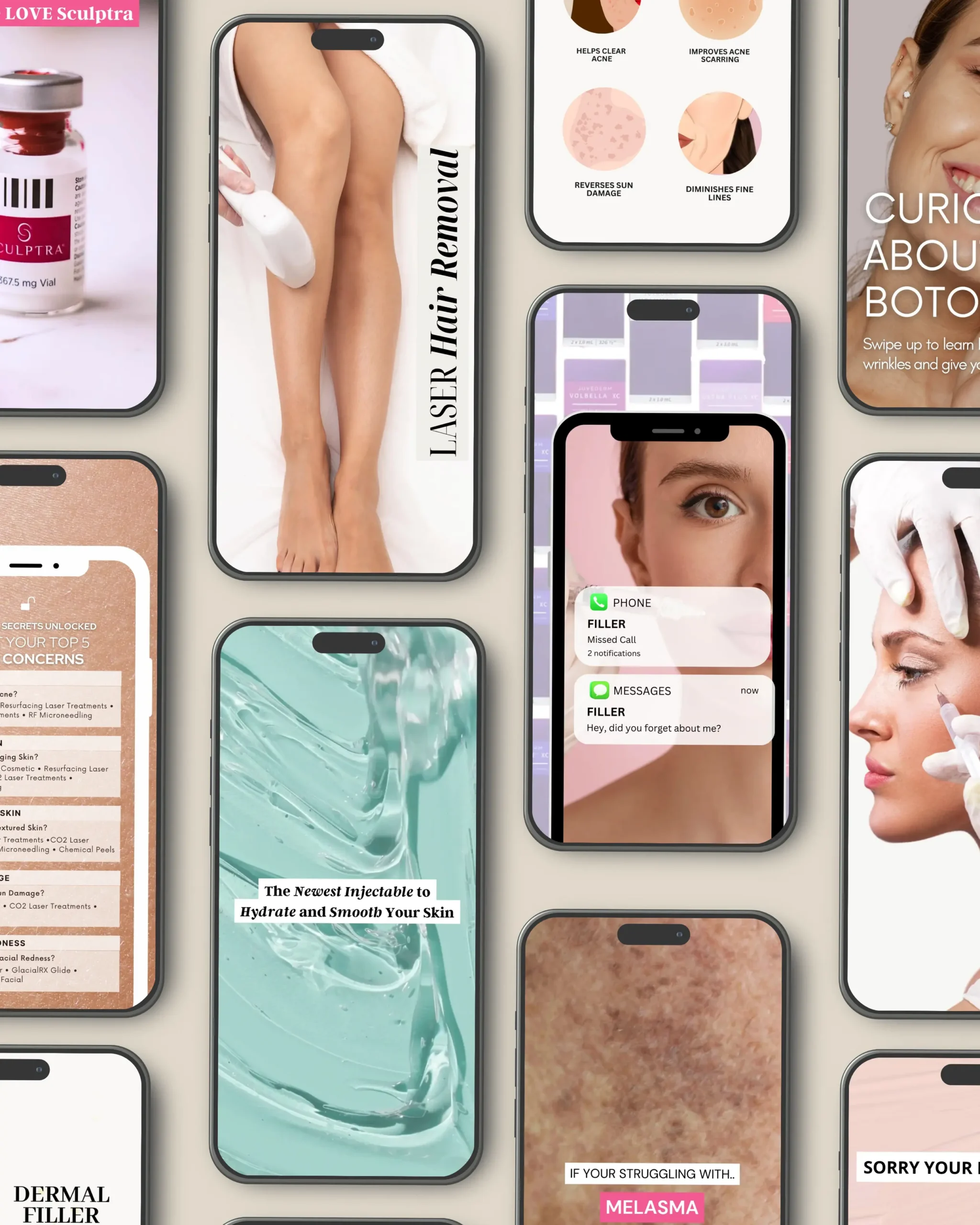 med spa edit instagram bundle