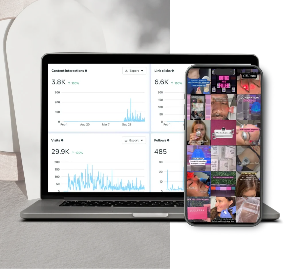 Social media marketing strategy dashboard for small businesses – MBL Marketing