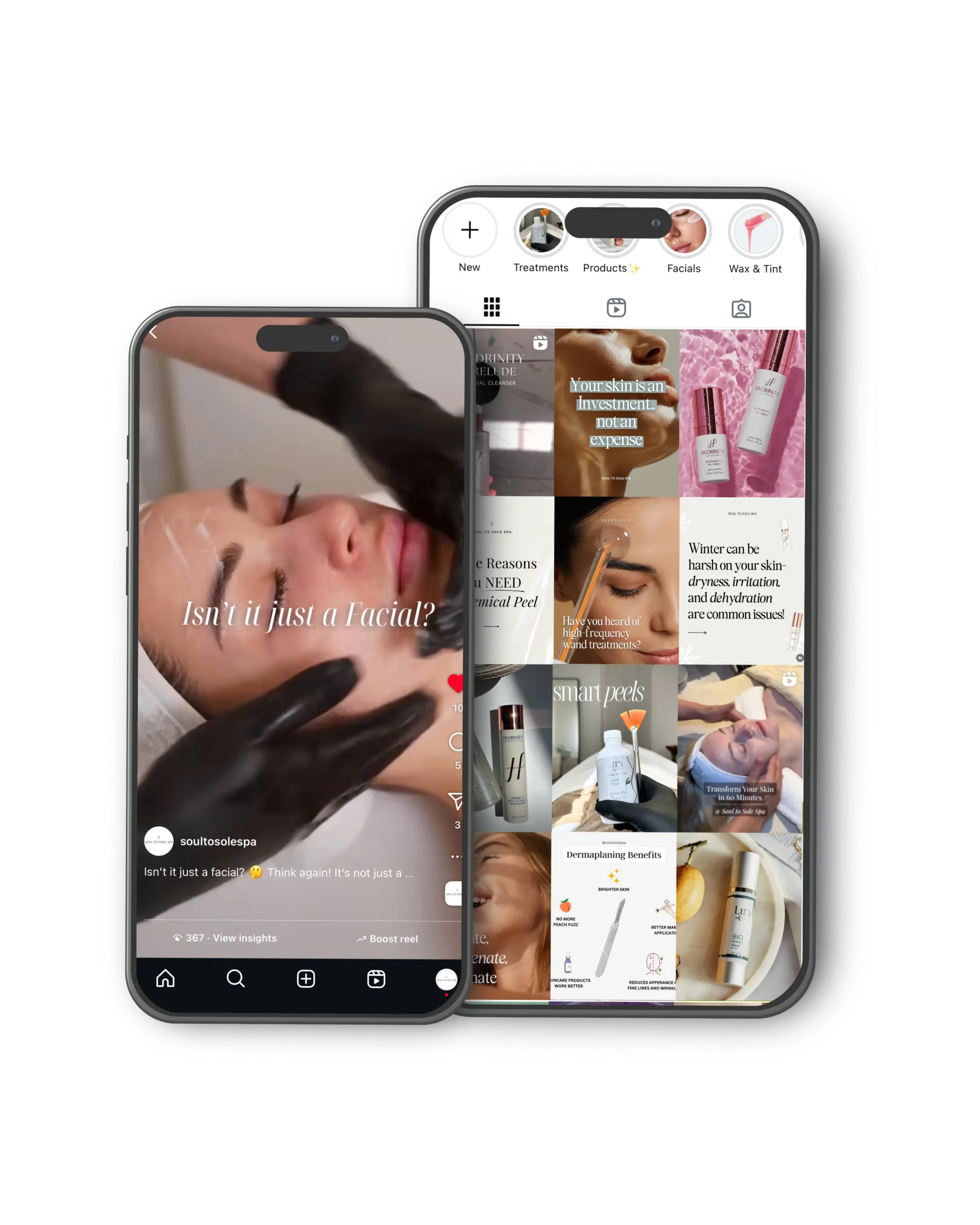 spa social media marketing westmont